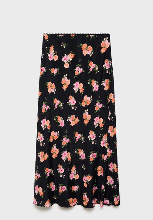 MANGO - Skirt Grec - Black