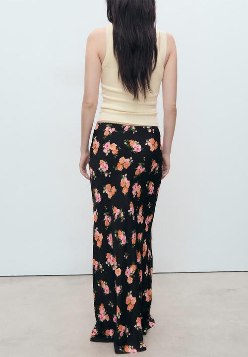 MANGO - Skirt Grec - Black