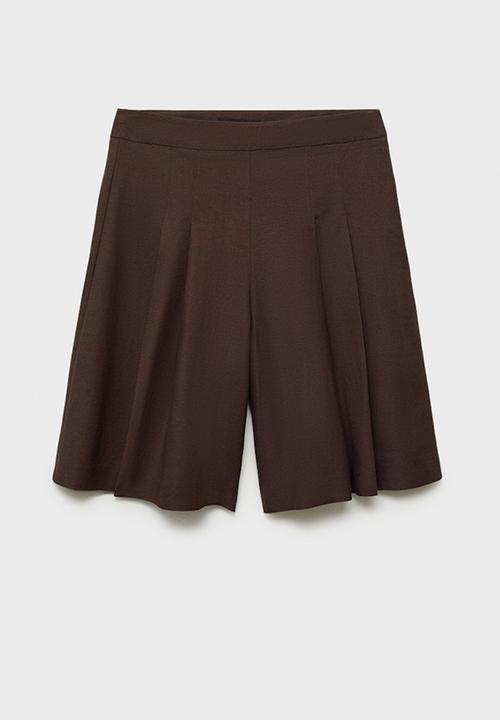 MANGO - Bermudas Laguna - Dark Brown