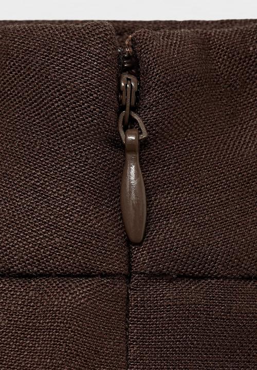 MANGO - Bermudas Laguna - Dark Brown