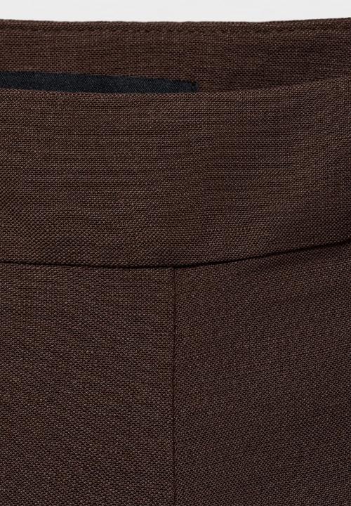 MANGO - Bermudas Laguna - Dark Brown