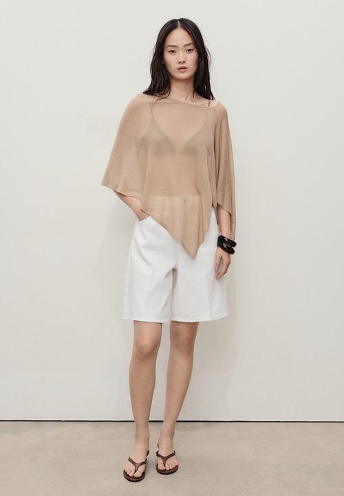 MANGO - Bermudas Camilla - White