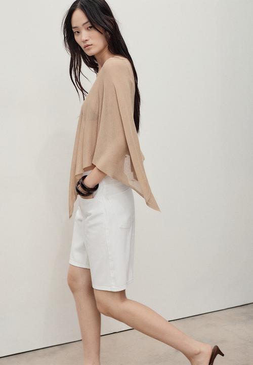 MANGO - Bermudas Camilla - White