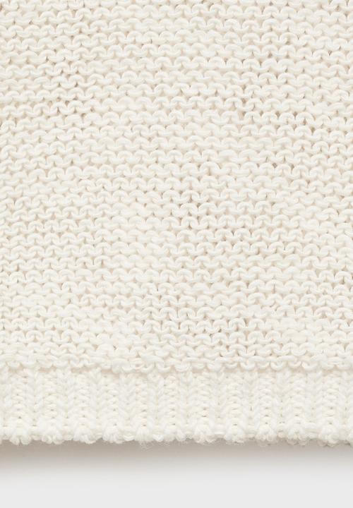 MANGO - Sweater Faro - White