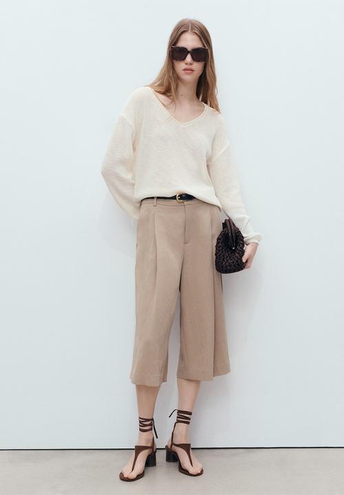 MANGO - Sweater Faro - White