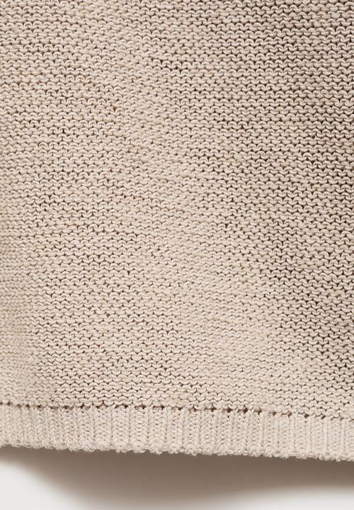 MANGO - Sweater Faro - Light Beige