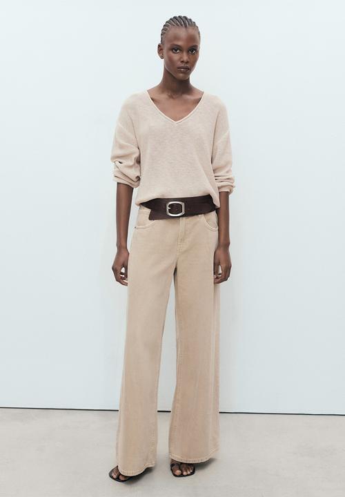 MANGO - Sweater Faro - Light Beige