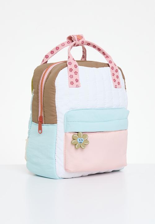 Pop Candy - Colour block back pack-multi