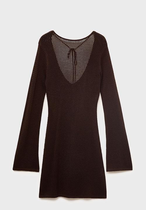 MANGO - Dress Cairo - Dark Brown