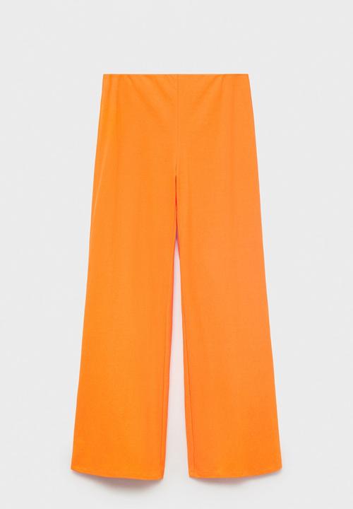 MANGO - Trousers Evans - Orange