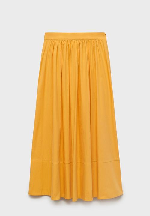 MANGO - Skirt Sunny - Medium Yellow