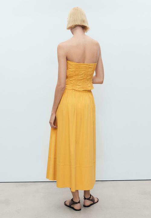 MANGO - Skirt Sunny - Medium Yellow