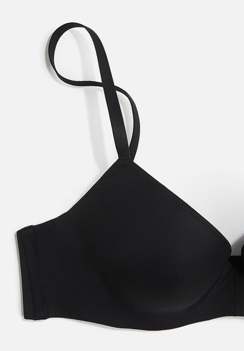 H&M - Microfibre push-up bra - black