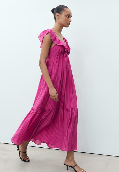 MANGO - Dress Ramona - Bright Pink