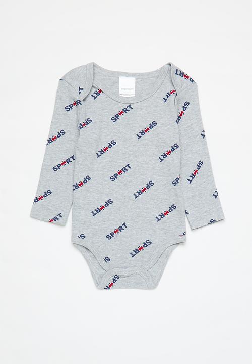 Pop Candy - 4 Piece romper set-blue & white