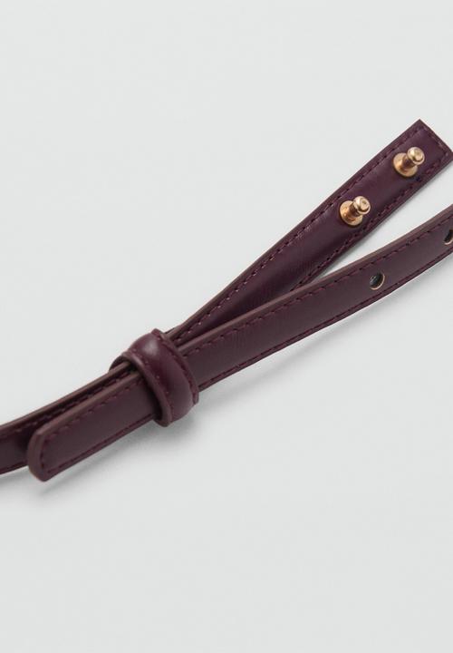 MANGO - Tomasa belt - red