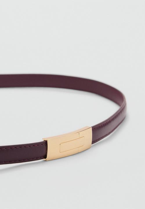 MANGO - Tomasa belt - red