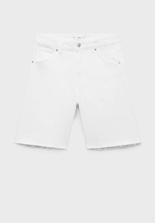 MANGO - Bermudas Anne - White