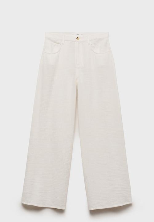 MANGO - Trousers Rodas - White