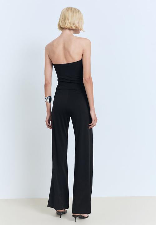 MANGO - Trousers Opalo - Black