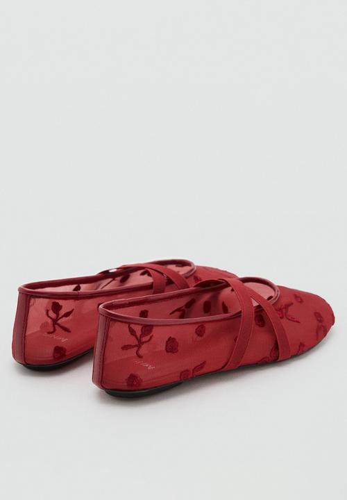 MANGO - Balta pump - red