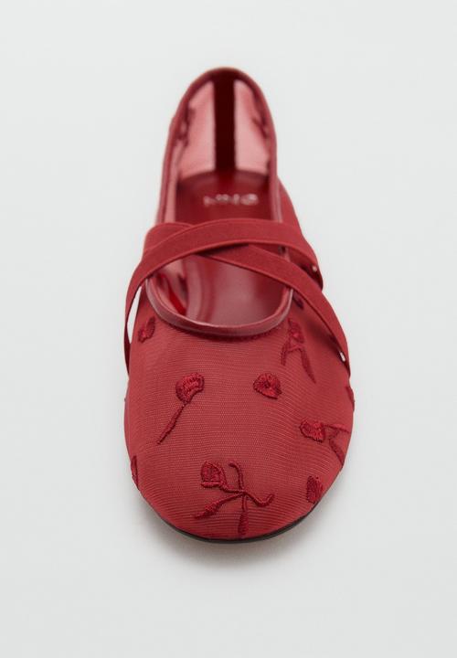MANGO - Balta pump - red
