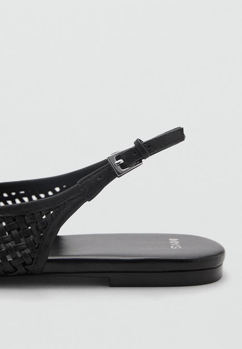 MANGO - Charlote slingback - black