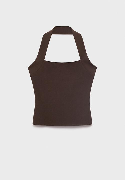MANGO - Top Brigitte - Brown