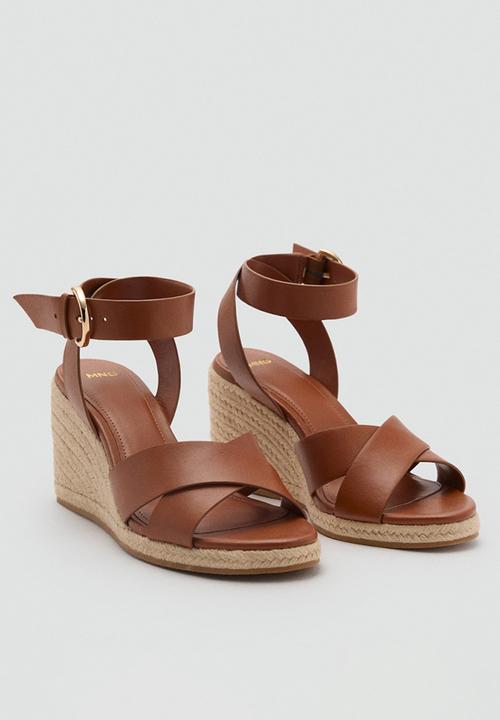 MANGO - Pati heel - medium brown