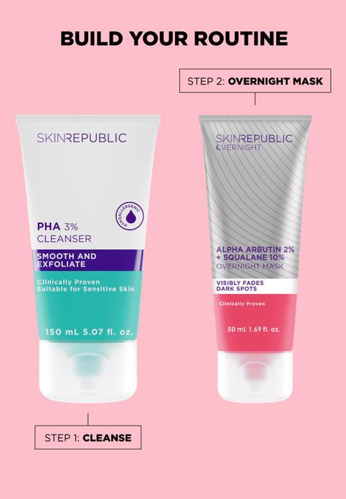 Skin Republic - Alpha Arbutin 2% + Squalane 10% Overnight Mask