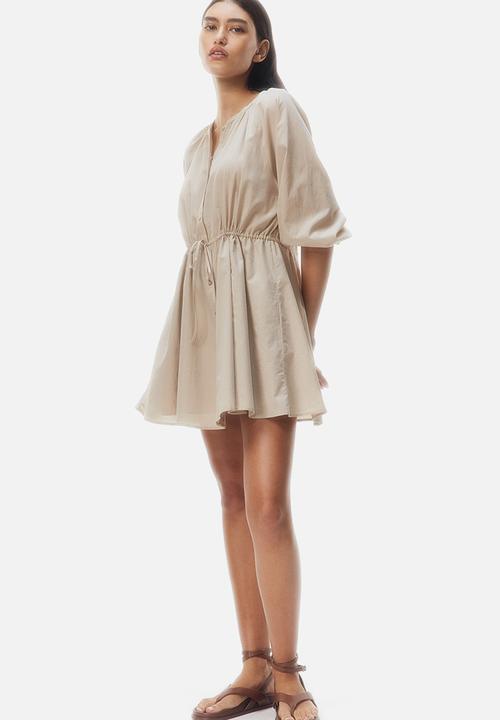 H&M - Cotton dress - beige