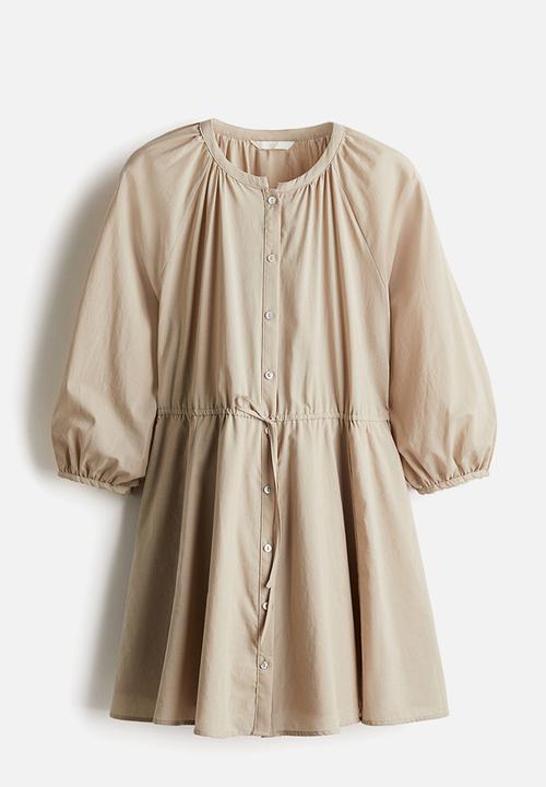 H&M - Cotton dress - beige