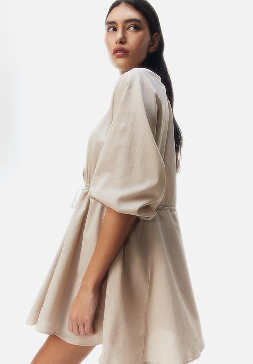 H&M - Cotton dress - beige