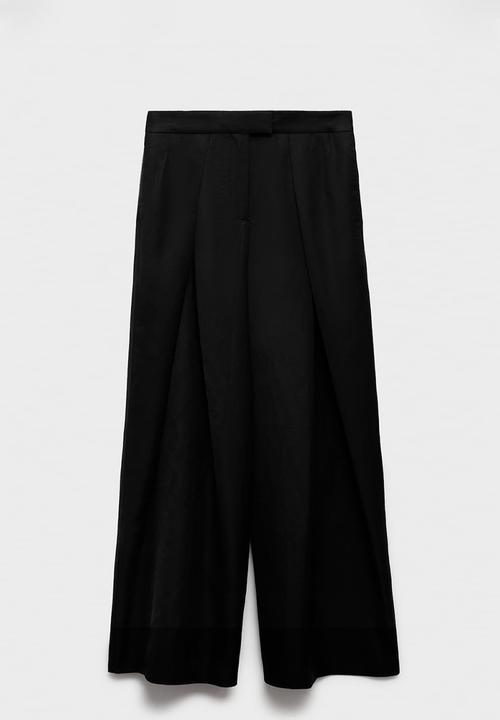 MANGO - Trousers Danielle - Black