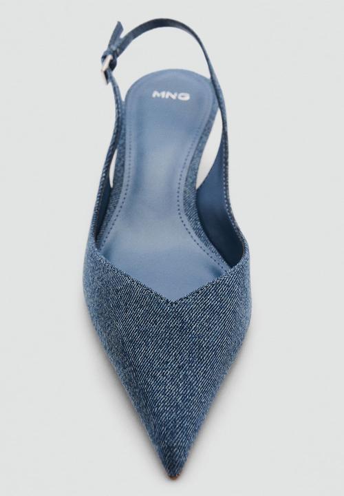 MANGO - Care heel - medium blue