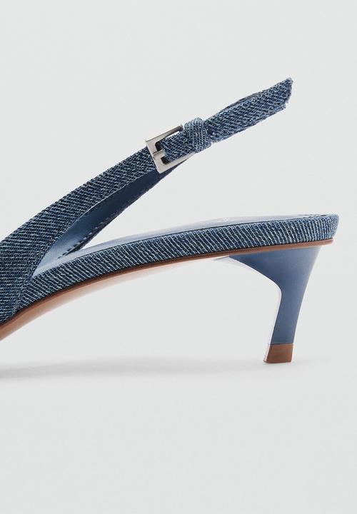 MANGO - Care heel - medium blue