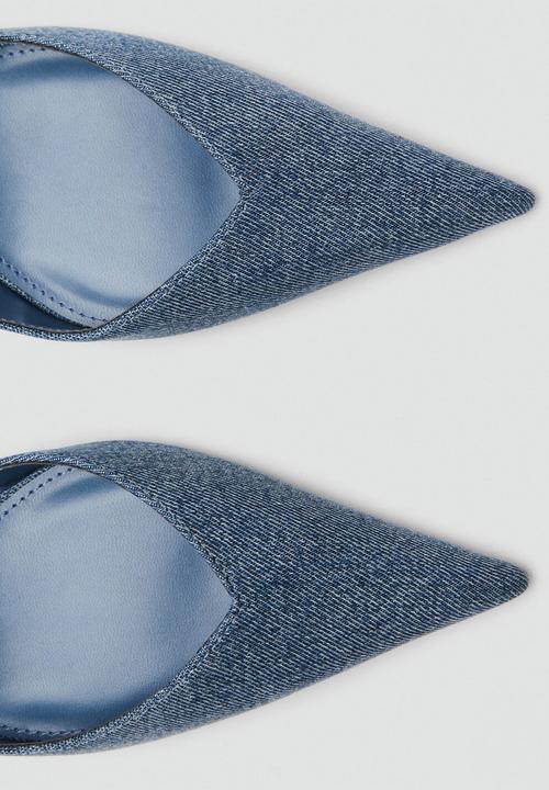 MANGO - Care heel - medium blue