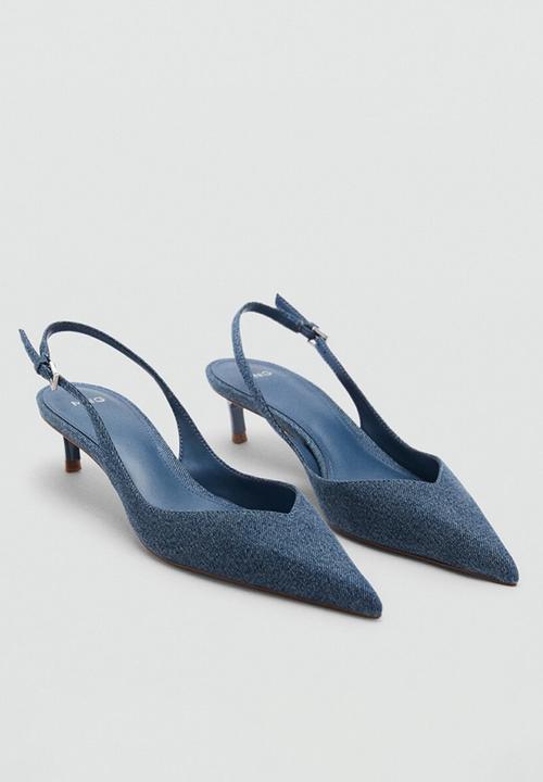 MANGO - Care heel - medium blue