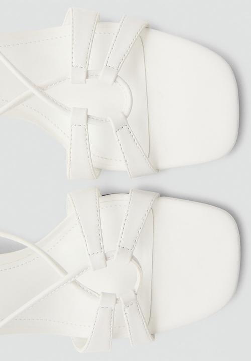 MANGO - Paloma heel - white