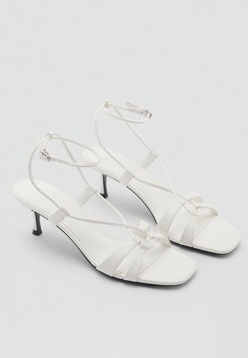 MANGO - Paloma heel - white