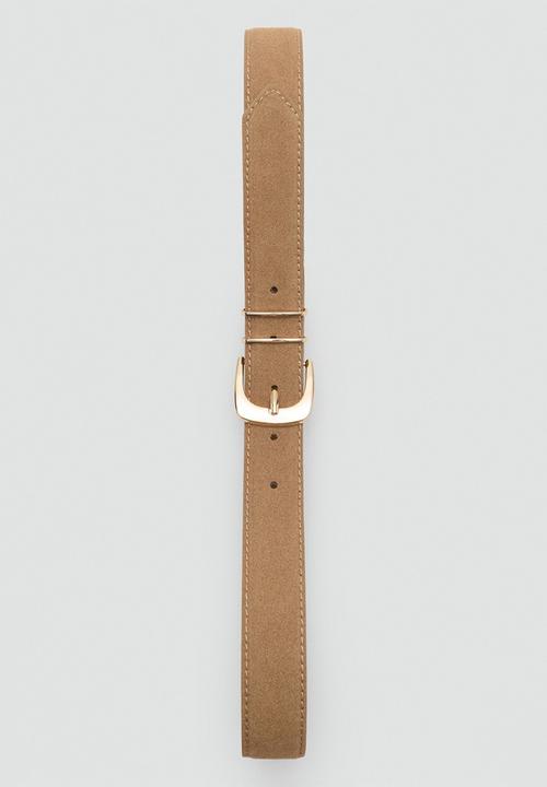 MANGO - Mayo belt - light brown