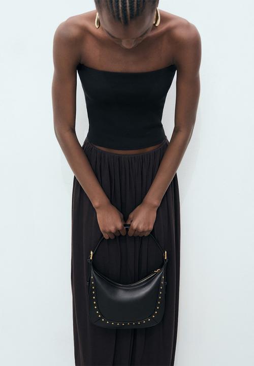 MANGO - Serrat shoulder bag - black