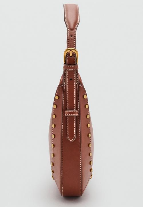 MANGO - Serrat shoulder bag - brown