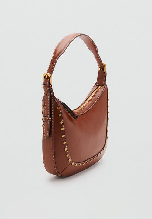 MANGO - Serrat shoulder bag - brown