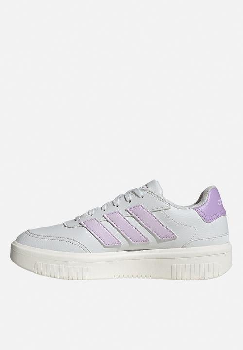 adidas Originals - Courtblock bold - crystal white/ice lavender/powder plum