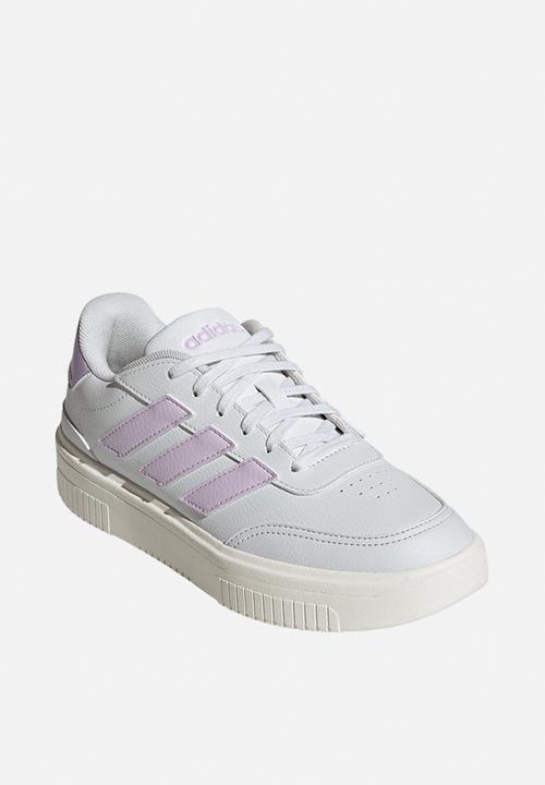 adidas Originals - Courtblock bold - crystal white/ice lavender/powder plum