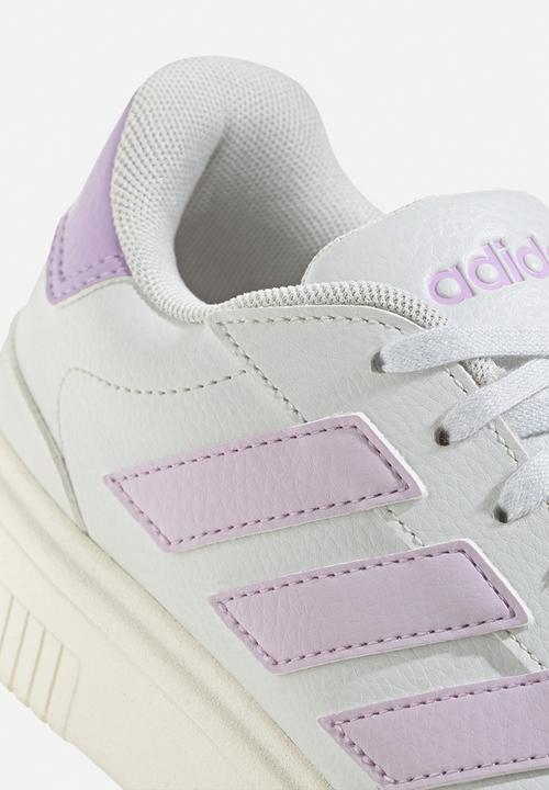 adidas Originals - Courtblock bold - crystal white/ice lavender/powder plum