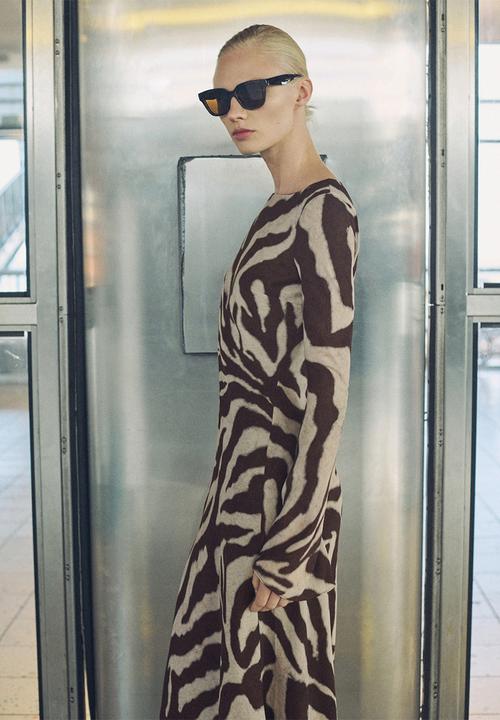 MANGO - Dress Alegra - Brown