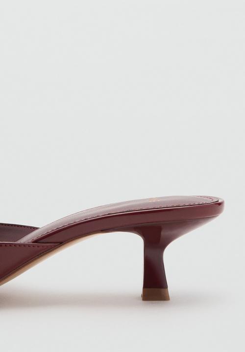 MANGO - Lidia heel - dark red