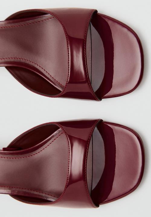 MANGO - Lidia heel - dark red